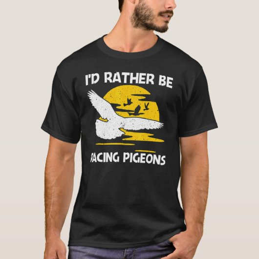 T-shirt Cool Pigeon Racing For Men Women Homing Pigeon Rac (Devant)