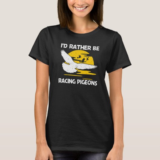 T-shirt Cool Pigeon Racing For Men Women Homing Pigeon Rac (Devant)
