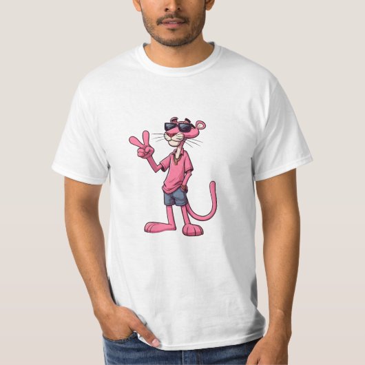 T-shirt Cool Pink Panther (Devant)
