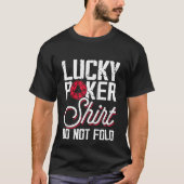 T-shirt Cool poker mot art casino (Devant)
