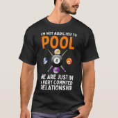 T-shirt Cool Pool Art Pour Hommes Femmes Garçons Billard 8 (Devant)