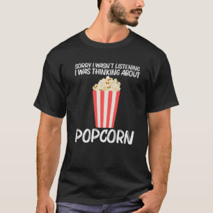 T-shirt Cool Popcorn Conception Pour Hommes Femme Sweet Bu