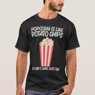 T-shirt Cool Popcorn Pour Hommes Femmes Beurre Sucré Beurr