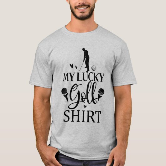 T-shirt Cool porte-parole de golf (Devant)