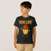T-shirt Cool Poulet Nugget Art Pour Garçons Enfants Poulet (Devant entier)