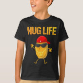 T-shirt Cool Poulet Nugget Art Pour Garçons Enfants Poulet (Devant)