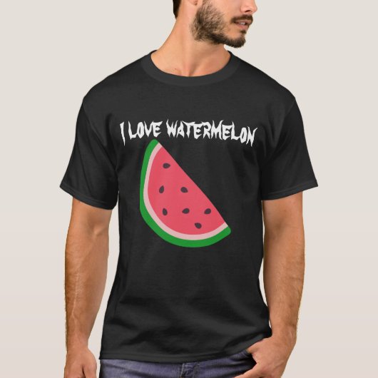 T-shirt cool pour pastèque et amoureux d'été (Devant)
