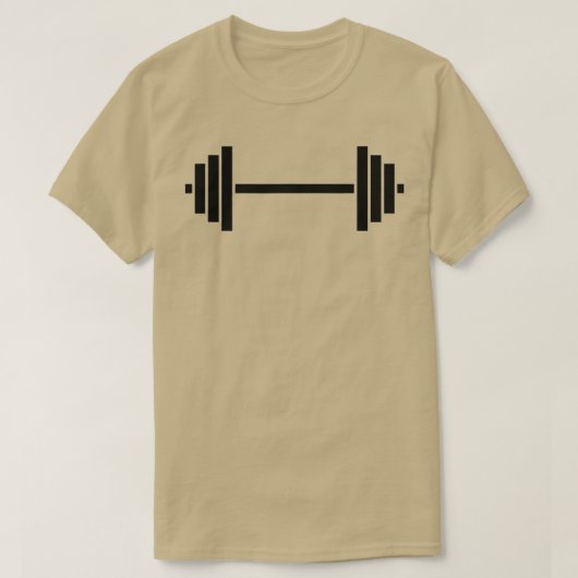 T-shirt Cool Powerlifter haltère (Design devant)