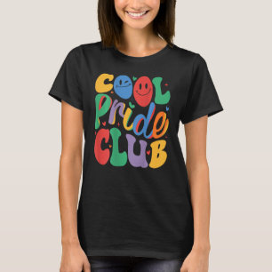 T-shirt Cool Pride Club, Lgbt Rainbow Gay pride Mois (Bac)
