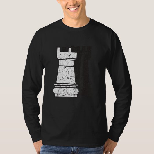 T-shirt Cool Professional Chess Master Piece Rook Gr (Devant)