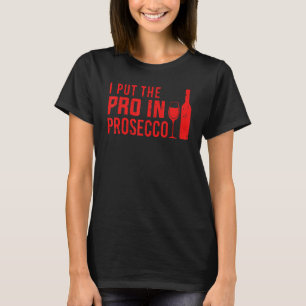 T-shirt Cool Prosecco Pour Hommes Femmes Vin Champagne Alc