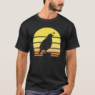 T-shirt Cool Quail Hommes Femme Chasseur d'oiseaux Quail U