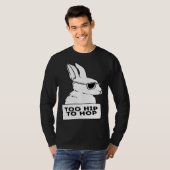 T-shirt cool rabbit bunny hip hop sunglasses chill (Devant entier)