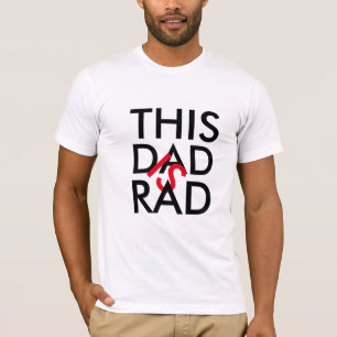T-shirt Cool Rad Dads Club Chemise - Cadeau de la Fête des