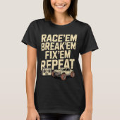 T-shirt Cool Rc Racing Art Pour Hommes Femmes Contrôle À D (Devant)