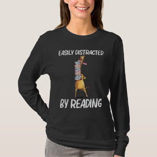 T-shirt Cool Reading For Men Women Bookworm Learning Book 