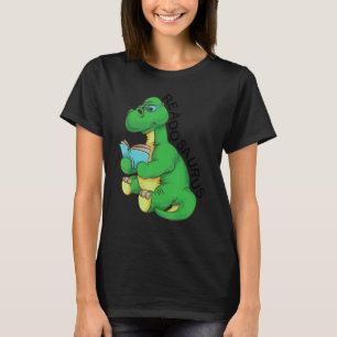 T-shirt Cool Readosaurus Drôle Dinosaure Lecteur de livre