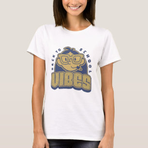 T-shirt Cool Retour à l'école Vibes Cartoon Art