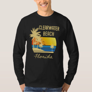 T-shirt Cool rétro Clearwater Beach Vintage Florida Beach