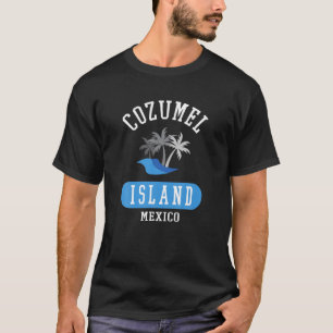 T-shirt Cool rétro Cozumel Original Mexique Plages Nouvea