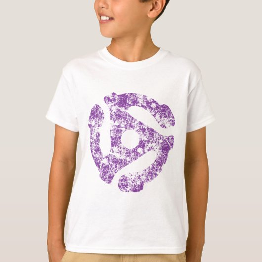 T-shirt COOL Retro Grunge 45 DJ (Devant)