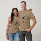 T-shirt Cool rétro Hilton Head Island Palm Tree (Unisexe)