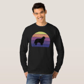 T-shirt Cool Retro Sunset Fun Cavalier King Charles Spanie (Devant entier)