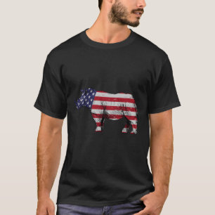 T-shirt Cool Rhino Design Pour Hommes Femmes Rhinoceros 4è