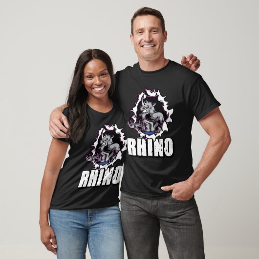 T-shirt Cool Rhino Fitness Bodybuilding (Unisexe)