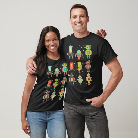 T-shirt Cool Robots Collection Garçons Filles Robotique (Unisexe)