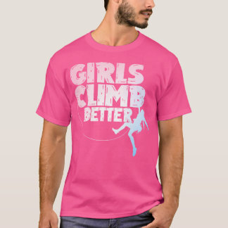 T-shirt Cool Rock Climber Art Pour Femmes Filles Rocher In