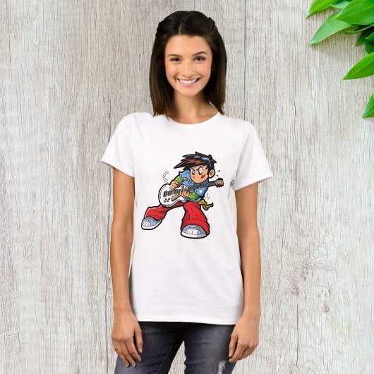 T-shirt Cool Rock Star Guitariste Fun Musicien