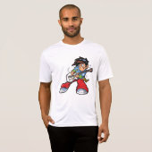 T-shirt Cool Rock Star Guitariste Fun Musicien (Devant entier)
