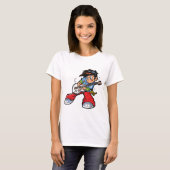 T-shirt Cool Rock Star Guitariste Fun Musicien (Devant entier)