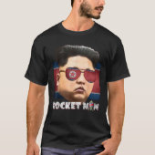 T-shirt Cool Rocket Man Kim Jong Un (Devant)