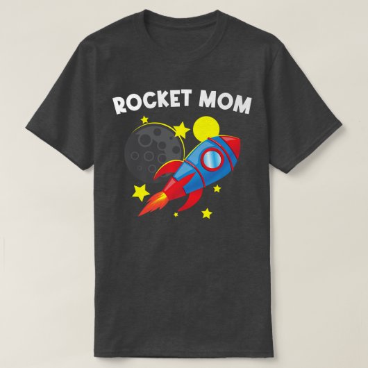 T-shirt Cool Rocket pour maman Rockets Space Ship Spac (Design devant)