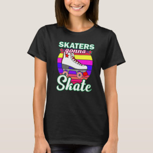 T-shirt Cool Roller Skating For Men Women Roller Derby Dis