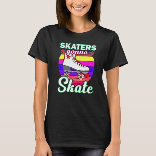T-shirt Cool Roller Skating For Men Women Roller Derby Dis (Devant)
