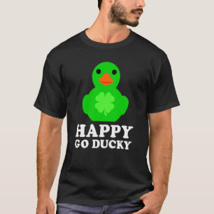 T-shirt Cool Rubber Duck Lucky Go Ducky St Patrick's Day
