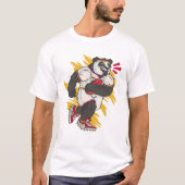 T-shirt Cool Rugby Panda (Devant)