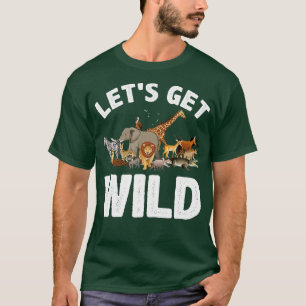 T-shirt Cool Safari Animal Pour Hommes Femmes Zoo Jungle W