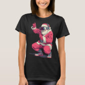 T-shirt Cool Santa Moves With Vr Headset For Gaming Christ (Devant)