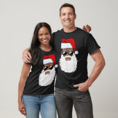 T-shirt Cool Santa with Shades Christmas Design (Unisexe)