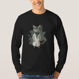 T-shirt Cool Science Costume de chat pour les garçons de l