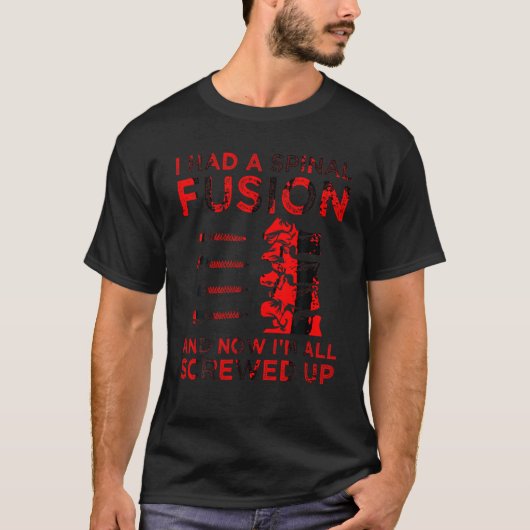 T-shirt Cool Scoliosis Spinal Fusion Cadeau Retour Chirurg (Devant)