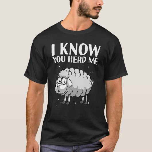 T-shirt Cool Sheep For Men Women Lamb Animal  Herd Farmer  (Devant)