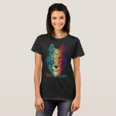 T-shirt Cool Siberian Husky (Devant entier)