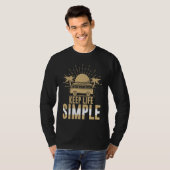 T-shirt Cool Simple Life Vans Vacation Van Living Enthusia (Devant entier)