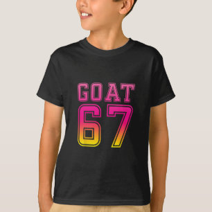 T-shirt Cool Six Seven 6 7 Glace Chèvre 67 Mème Rizz Amusa