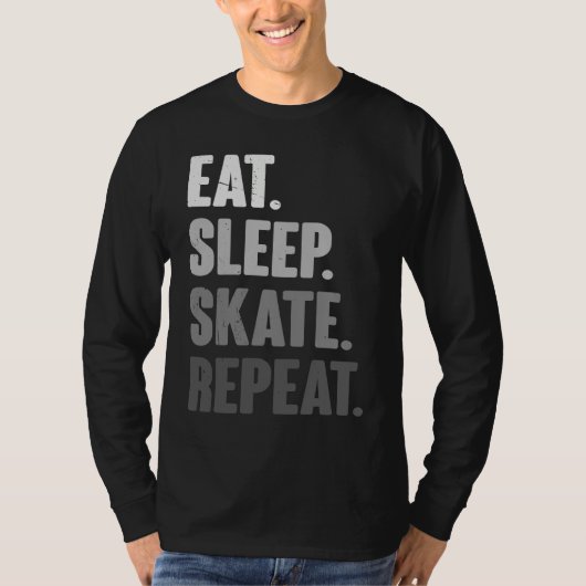 T-shirt Cool Skateboarding  Skateboard Skateboarder Skater (Devant)